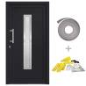 Stylish Anthracite Front Door 98x200 cm - Secure Your Home