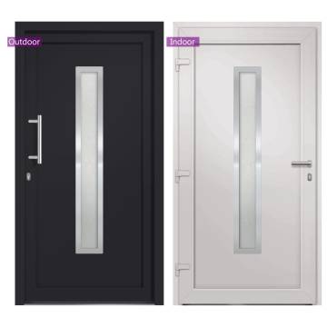 Stylish Anthracite Front Door 98x200 cm - Secure Your Home