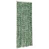 Fly Curtain Green and White 100x230 cm - Chenille Insect Barrier