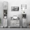 Bathroom Cabinet Concrete Grey 30x30x100 cm Engineered Wood Colour grey Quantity in Package 1 Number of 