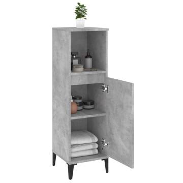 Bathroom Cabinet Concrete Grey - Stylish & Durable Storage