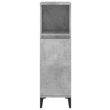 Bathroom Cabinet Concrete Grey - Stylish & Durable Storage