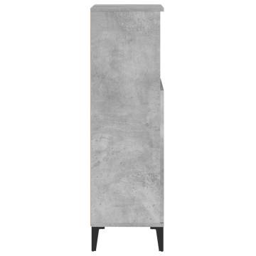 Bathroom Cabinet Concrete Grey - Stylish & Durable Storage