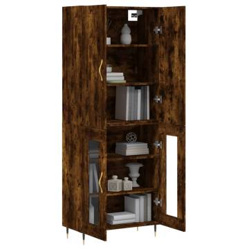 Highboard Smoked Oak - Stylish Storage Solution | HipoMarket