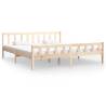 Solid Wood Bed Frame 180x200 cm Super King Size | Hipomarket