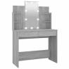 Dressing Table with LED - Grey Sonoma | Hipo Market