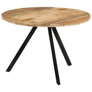 Stylish Solid Wood Mango Dining Table - 110x75 cm