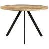 Stylish Solid Wood Mango Dining Table - 110x75 cm