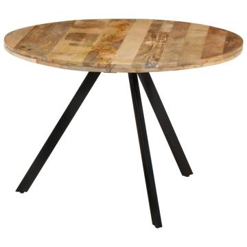 Stylish Solid Wood Mango Dining Table - 110x75 cm