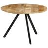 Stylish Solid Wood Mango Dining Table - 110x75 cm