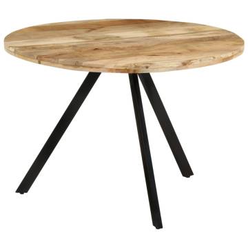 Stylish Solid Wood Mango Dining Table - 110x75 cm