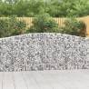 Arched Gabion Baskets 10 pcs 400x30x100/120 cm Galvanised Iron Size 400 x 30 x 100/120 cm Quantity in Package 10 