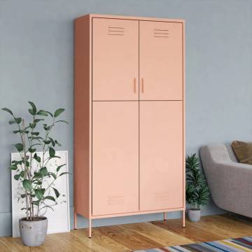 Wardrobe Pink 90x50x180 cm - Stylish & Durable Storage Solution