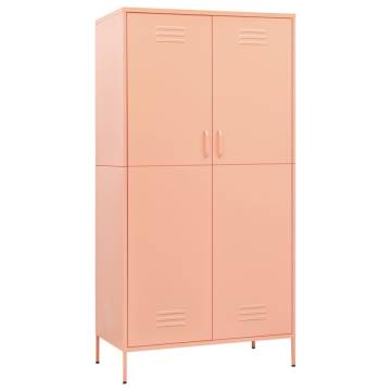 Wardrobe Pink 90x50x180 cm - Stylish & Durable Storage Solution