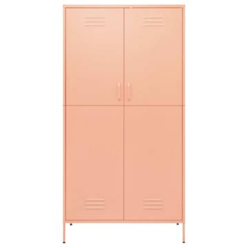 Wardrobe Pink 90x50x180 cm - Stylish & Durable Storage Solution