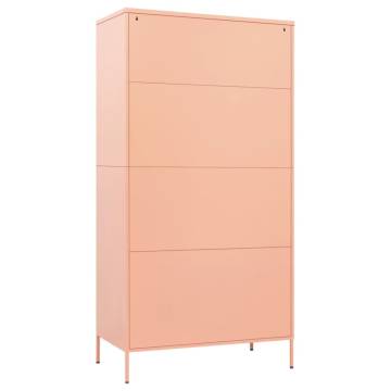 Wardrobe Pink 90x50x180 cm - Stylish & Durable Storage Solution