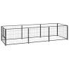 Dog Kennel Black 3 m² Steel Colour black Size 300 x 100 x 70 cm Quantity in Package 1 