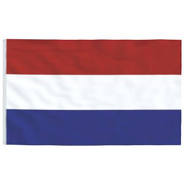 Netherlands Flag and Pole 6.23 m Aluminium - Stylish Flag Set