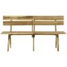 Stylish Garden Bench 160 cm | Impregnated Pinewood