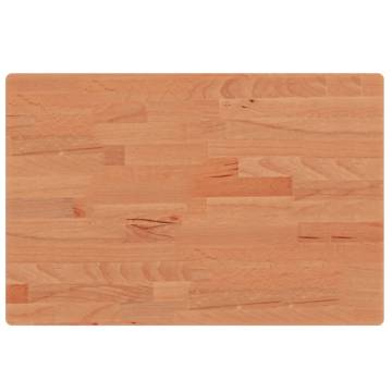 60x40cm Rectangular Solid Wood Beech Table Top | HiPoMarket