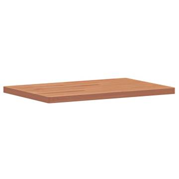 60x40cm Rectangular Solid Wood Beech Table Top | HiPoMarket