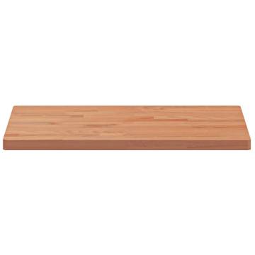 60x40cm Rectangular Solid Wood Beech Table Top | HiPoMarket