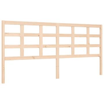 Super King Size Solid Wood Bed Frame with Headboard