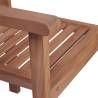 Stackable Garden Chairs - 4pcs Solid Teak Wood | HipoMarket