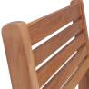 Stackable Garden Chairs - 4pcs Solid Teak Wood | HipoMarket