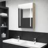 LED Bathroom Mirror Cabinet Oak 50x13x70 cm Colour oak Size 50 x 13 x 70 cm Quantity in Package 1 