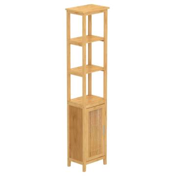 EISL High Cupboard with 3 Compartments - Bamboo Storage