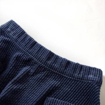 Kids' Corduroy Skirt with Pockets - Navy 140 | Hipo Market