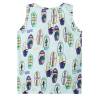 Kids' Tank Top Soft Blue Melange - Stylish & Comfortable