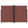 Retractable Side Awning Brown 220x600 cm - Privacy & Protection