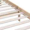 Solid Wood Pine Bed Frame 200x200 cm - Modern & Sturdy