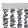 Fly Curtain Grey & Black 100x230 cm - Chenille Insect Blocker