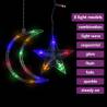 Star and Moon Fairy Lights | Remote Control | 345 LED Colourful