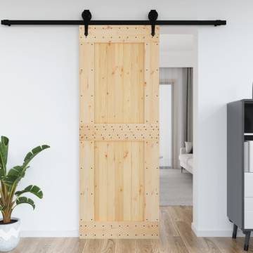 Solid Wood Pine Door NARVIK 85x210 cm | HipoMarket