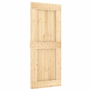 Solid Wood Pine Door NARVIK 85x210 cm | HipoMarket