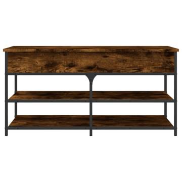 Shoe Bench Smoked Oak - Organize Your Space Stylishly