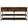 Shoe Bench Smoked Oak - Organize Your Space Stylishly