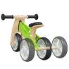 2-in-1 Green Balance Bike for Children | Hipomarket