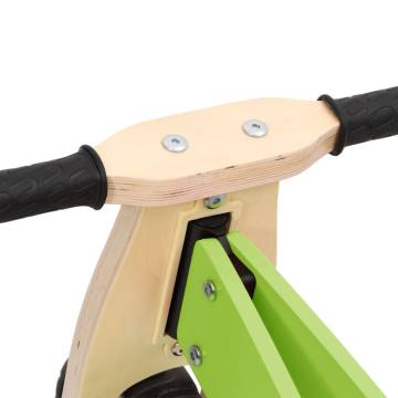 2-in-1 Green Balance Bike for Children | Hipomarket