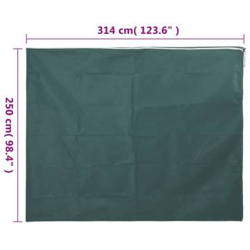 Plant Fleece Covers with Zip - 4 pcs, 3.14x2.5m Protection