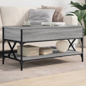 Elegant Grey Sonoma Coffee Table - 100x50x50 cm | HipoMarket