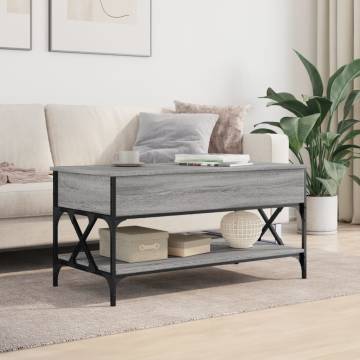 Elegant Grey Sonoma Coffee Table - 100x50x50 cm | HipoMarket