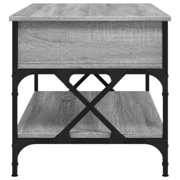 Elegant Grey Sonoma Coffee Table - 100x50x50 cm | HipoMarket