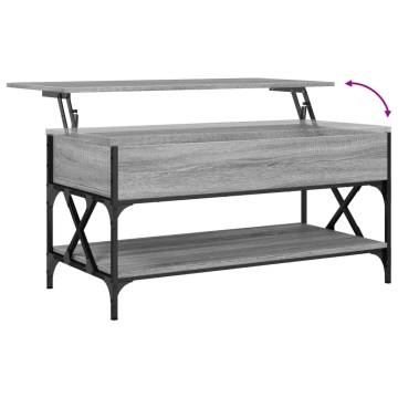 Elegant Grey Sonoma Coffee Table - 100x50x50 cm | HipoMarket