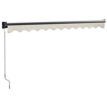 Retractable Awning Cream 3x2.5 m - Durable & Stylish