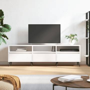 TV Cabinet White 150x30x44.5 cm - Stylish Storage Solution